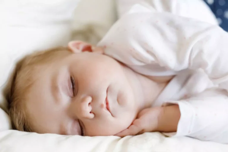 Sweet newborn sleeping